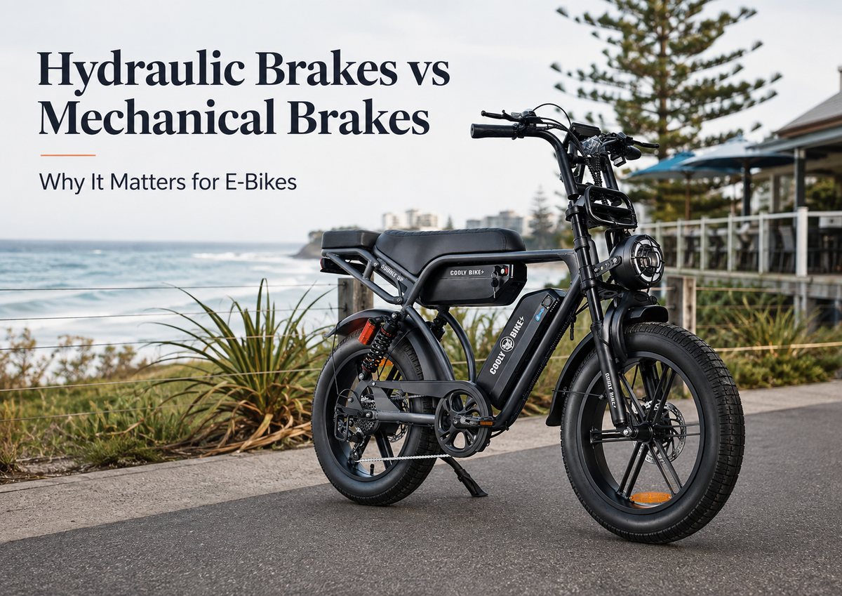 Hydraulic Brakes vs Mechanical Brakes: Why It Matters for E-Bikes