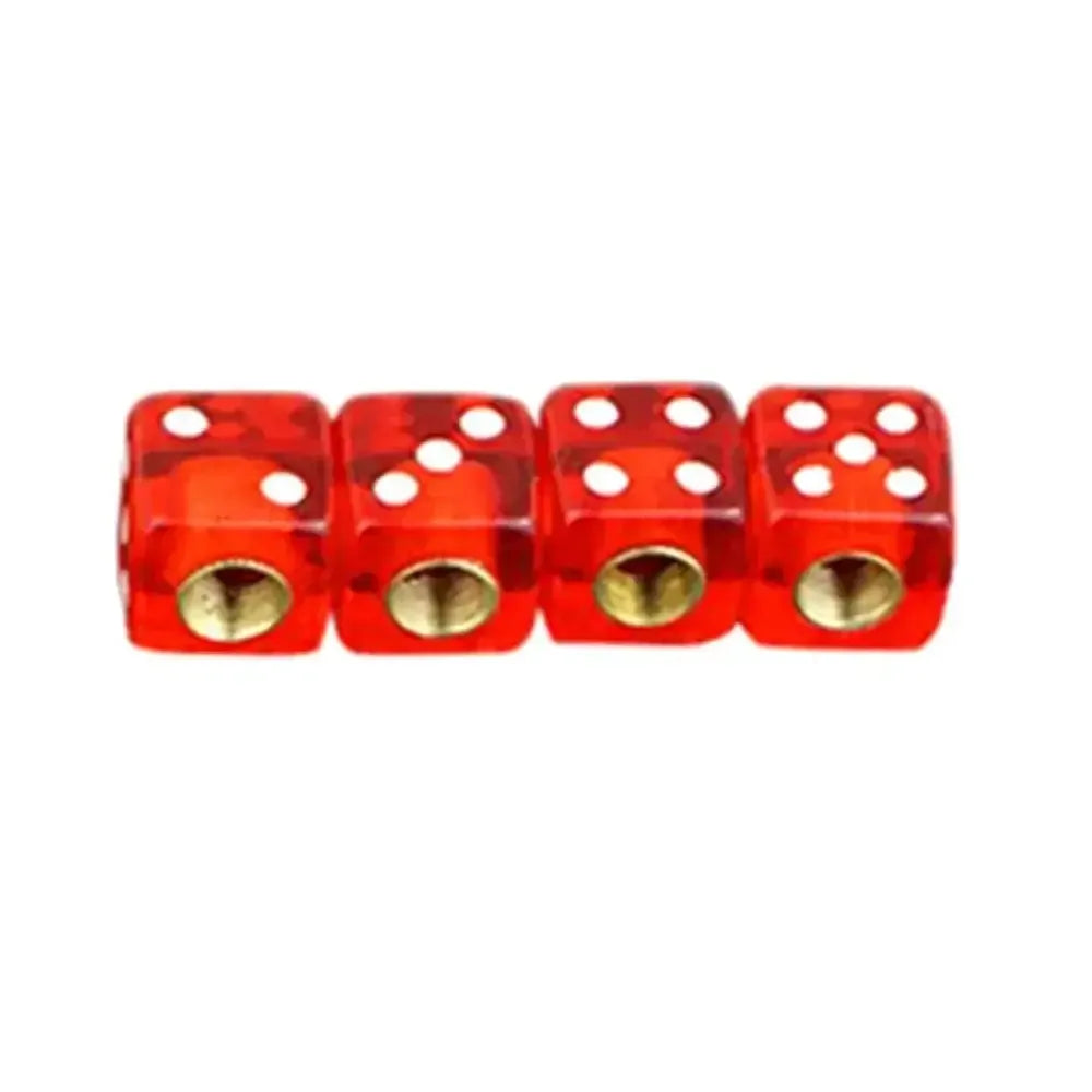 Dice Valve Cap Set | Durable & Stylish for All Electric Bikes - Cooly Bikes
