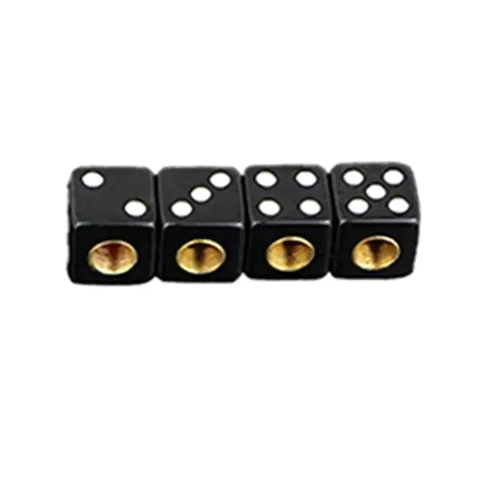 Dice Valve Cap Set | Durable & Stylish for All Electric Bikes - Cooly Bikes