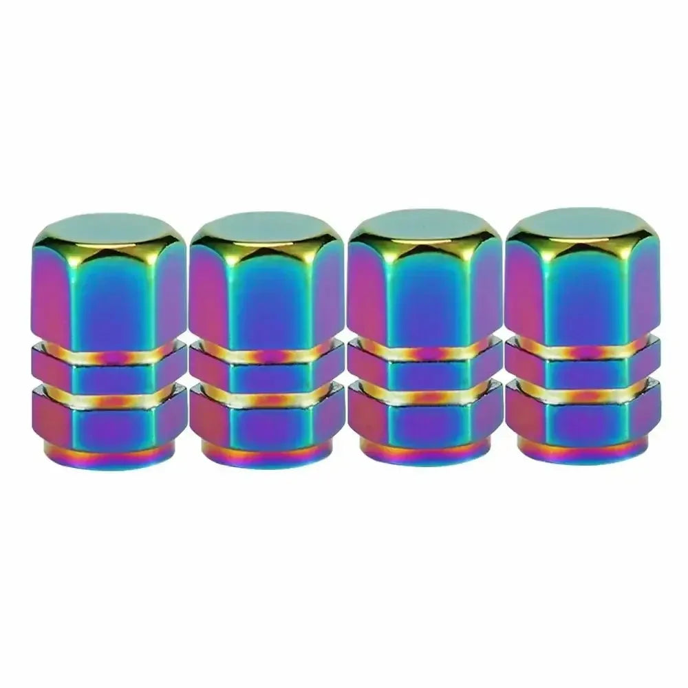 Oil Slick Tyre Valve Caps | Stylish & Durable for Electric Bikes - Cooly Bikes