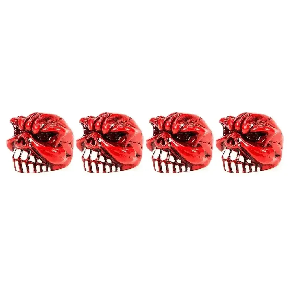 Skull Style Tyre Valve Caps - Cooly Bikes