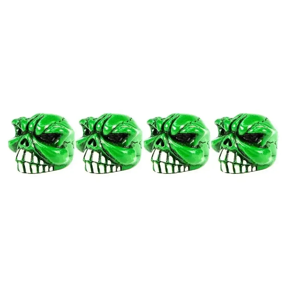 Skull Style Tyre Valve Caps - Cooly Bikes