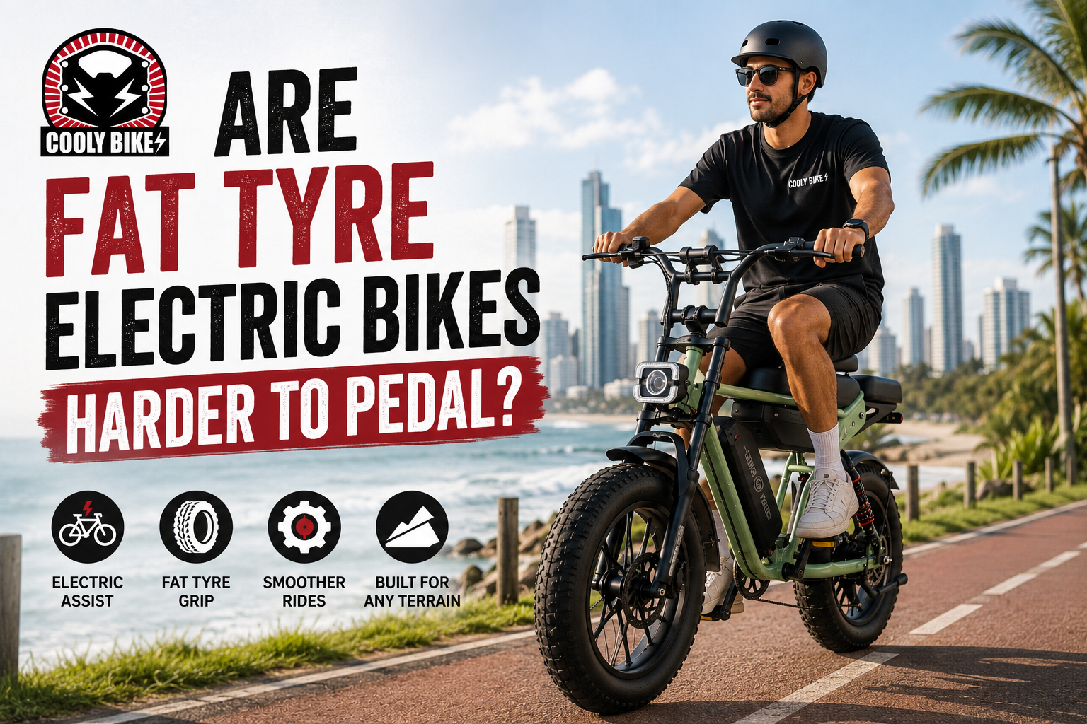 Are Fat Tyre Electric Bikes Harder to Pedal?