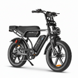 Sliver electric bike on a white background