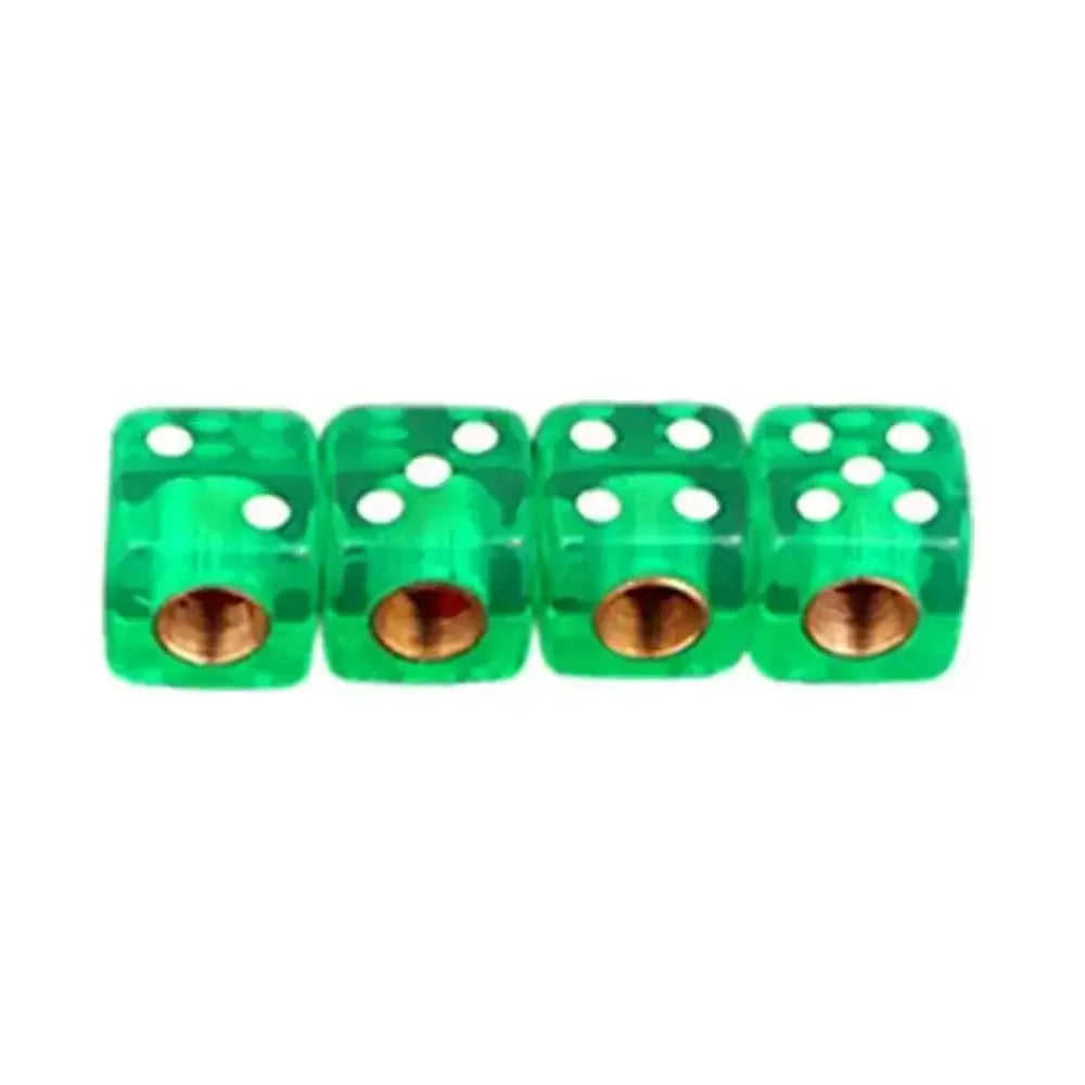 Dice Valve Cap Set | Durable & Stylish for All Electric Bikes - Cooly Bikes