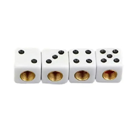 Dice Valve Cap Set | Durable & Stylish for All Electric Bikes - Cooly Bikes