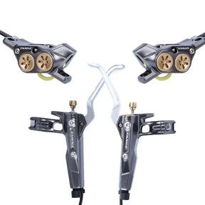Electric Bike Hydraulic Brakes | Four-Piston Power & Sleek Design - Cooly Bikes