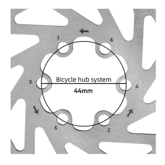 Lewis Heavy Duty Electric Dirt Bike Brake Rotor – 2.3/3mm Thick - Cooly Bikes