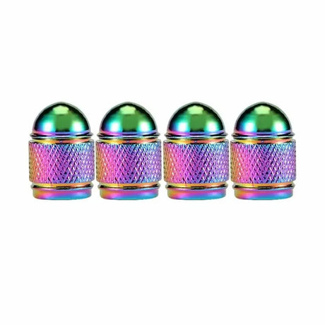 Oil Slick Tyre Valve Caps | Stylish & Durable for Electric Bikes - Cooly Bikes