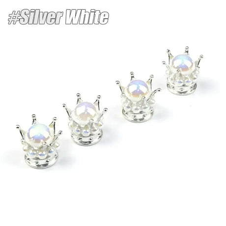 Regal Crown Tyre Valve Caps | Stylish & Durable for Any Bike - Cooly Bikes