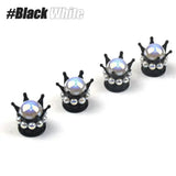 Regal Crown Tyre Valve Caps | Stylish & Durable for Any Bike - Cooly Bikes