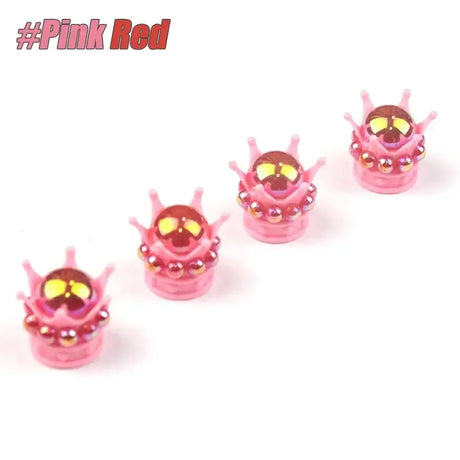 Regal Crown Tyre Valve Caps | Stylish & Durable for Any Bike - Cooly Bikes