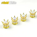Regal Crown Tyre Valve Caps | Stylish & Durable for Any Bike - Cooly Bikes