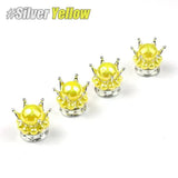 Regal Crown Tyre Valve Caps | Stylish & Durable for Any Bike - Cooly Bikes